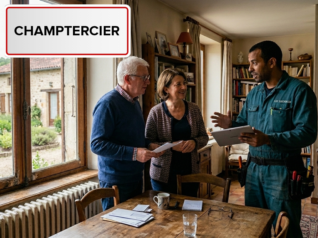 Installation de pompe à chaleur à Champtercier (04660) dans les Alpes-de-Haute-Provence